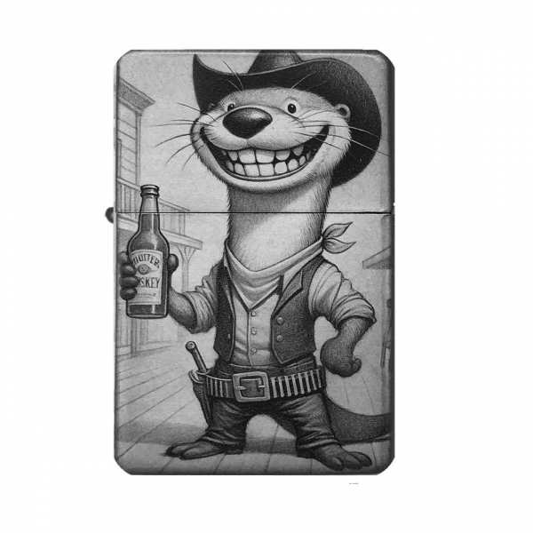 Sturmfeuerzeug "Otter Cowboy" – personalisierbar