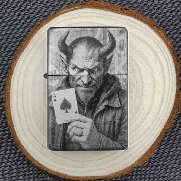 Feuerzeug Poker-Devil Poker Teufel – personalisierbar