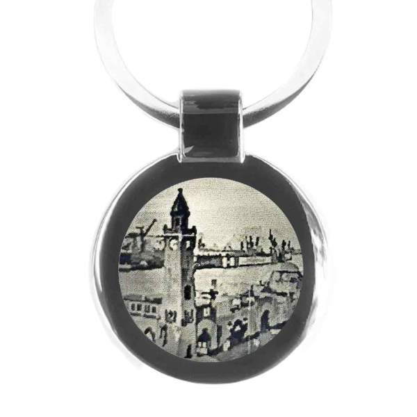 Hamburg Skyline Schlüsselanhänger mit Gravur