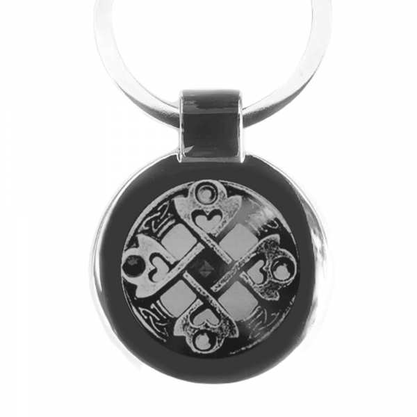 Keltisches Kreuz Herzsymbol Schlüsselanhänger personalisiert