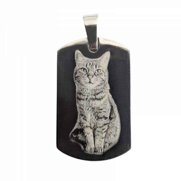Beispielfoto Fotogravur ID Tag / Dogtag