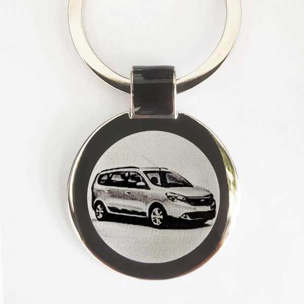 Dacia Lodgy Schlüsselanhänger personalisiert - original Fotogravur