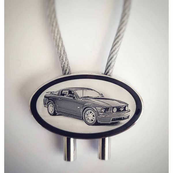 Ford Mustang GT Schlüsselanhäger - original Fotogravur