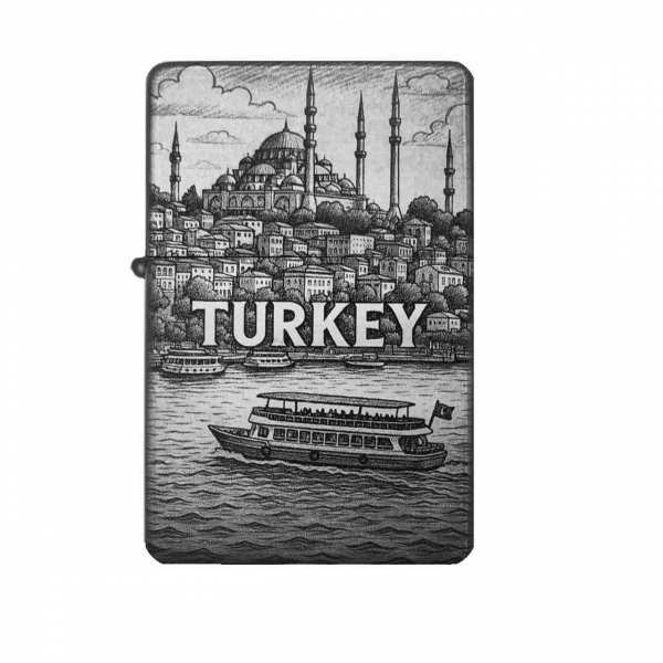 Sturmfeuerzeug "Turkey Türkei Top Sights" – personalisierbar