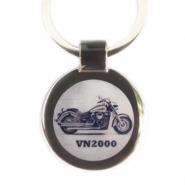 Kawasaki VN2000 Schlüsselanhänger personalisiert mit Gravur