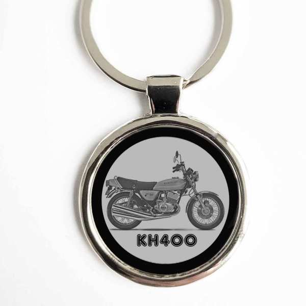 Kawasaki KH400 Gravur Schlüsselanhänger personalisiert