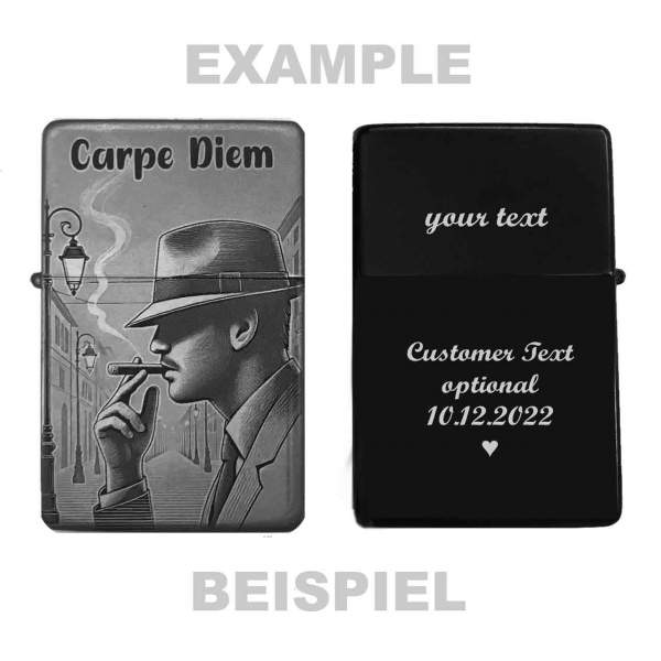 Feuerzeug Carpe Diem tolles Motiv – personalisierbar
