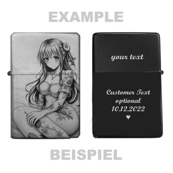Manga Feuerzeug mit süßem Anime Girl Motiv – Ein einzigartiges Geschenk für Manga-Fans