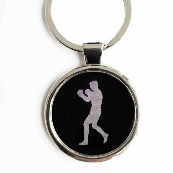 Boxer Boxen Schlüsselanhänger personalisiert - original Fotogravur