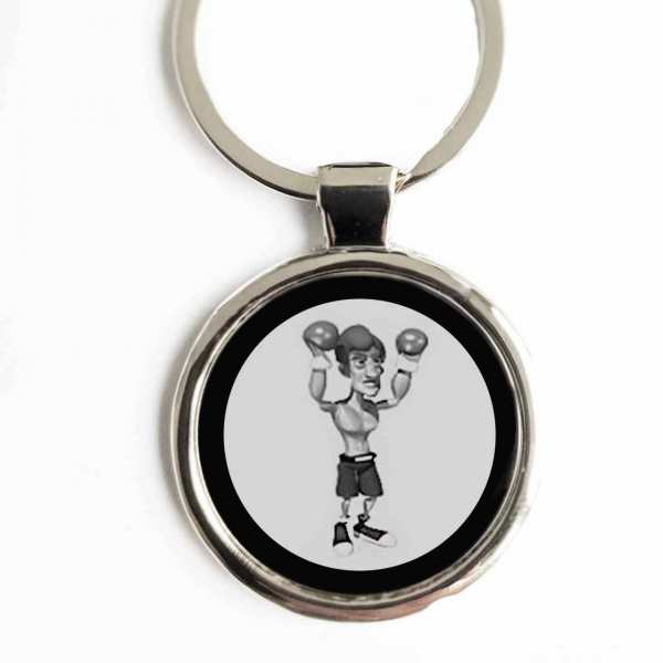 Boxer Gravur Schlüsselanhänger personalisiert personalisiert mit Text