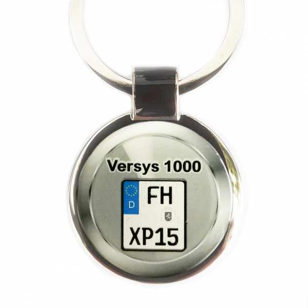 Kawasaki Versys 1000 Kennzeichen Schlüsselanhänger personalisiert & Gravur