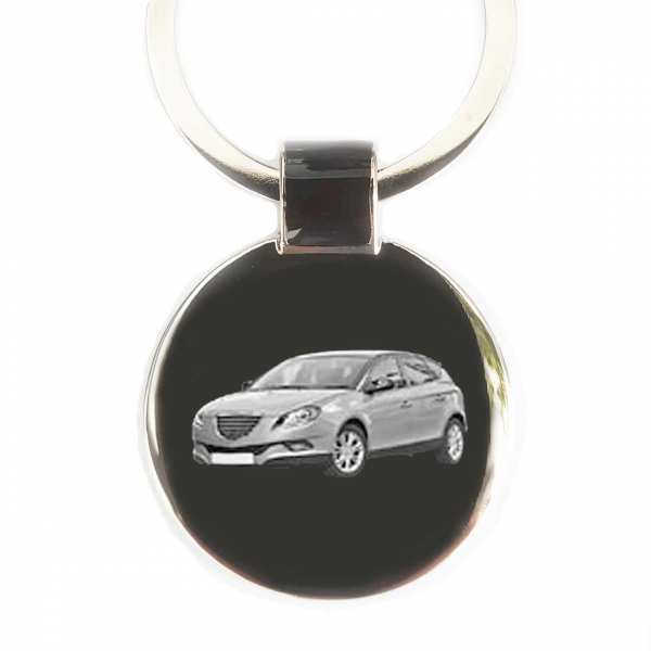 Lancia Delta Schlüsselanhänger personalisiert mit Gravur