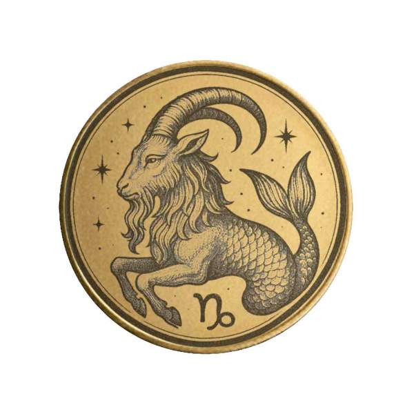 Gravurmünze Sternzeichen Steinbock personalisierbar