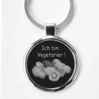 Vegetarier Gravur Schlüsselanhänger personalisiert Vegetarier Gravur Schlüsselanhänger personalisiert