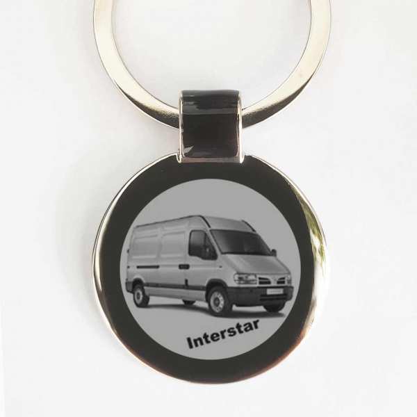Nissan Interstar Schlüsselanhänger personalisiert mit Gravur