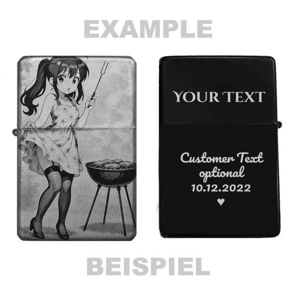 Feuerzeug Anime Barbecue – personalisierbar
