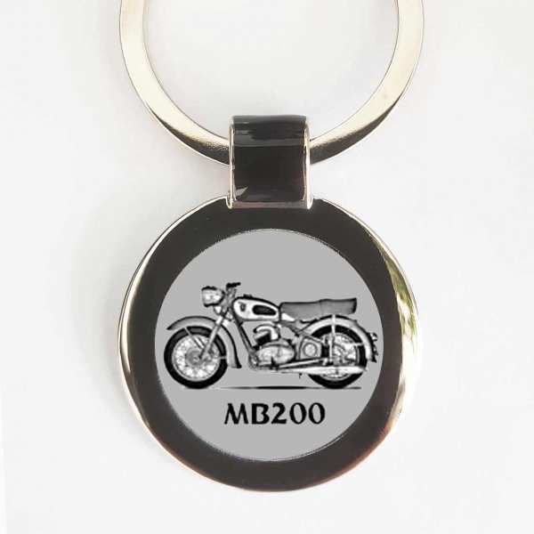 Adler MB200 Motorrad Schlüsselanhänger personalisiert mit Gravur