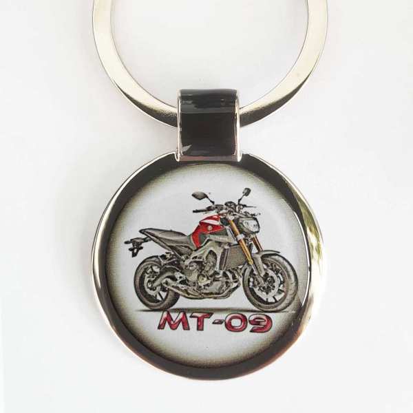 Yamaha MT 09 Fotoschlüsselanhänger mit Gravur personalisiert
