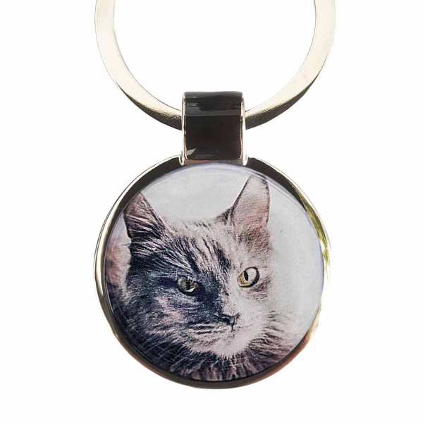 Foto Geschenk Schlüsselanhänger Katze