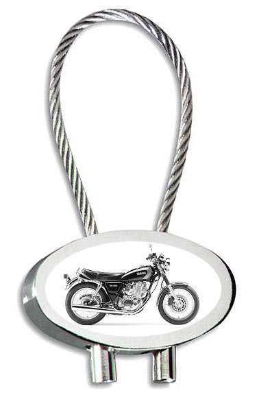 Yamaha SR400 Motorrad Schlüsselanhänger personalisiert