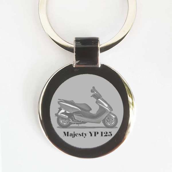 Yamaha Majesty YP125 Roller Schlüsselanhänger personalisiert mit Gravur