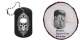 Vorschau: Totenkopf Dog Tag Anhänger optional personalisiert