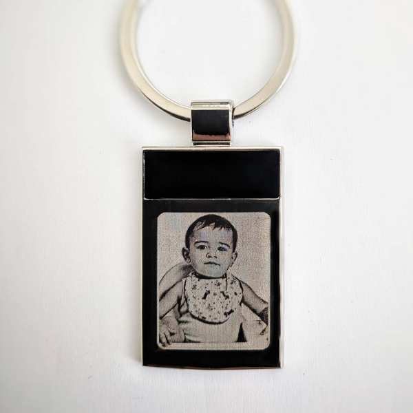 Schlüsselanhänger personalisiert Geschenkidee mit Text aus der Blacky Serie