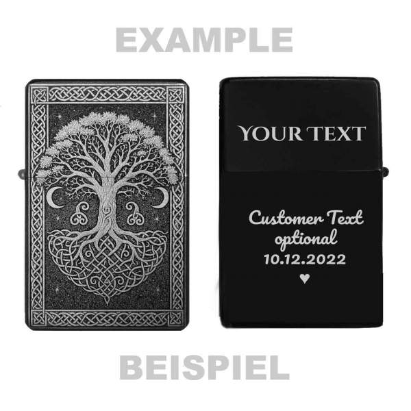 Celtic Feuerzeug Kelten Symbole optional personalisiert