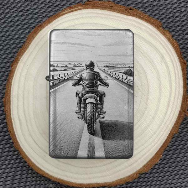 Feuerzeug Motorrad Biker – personalisierbar
