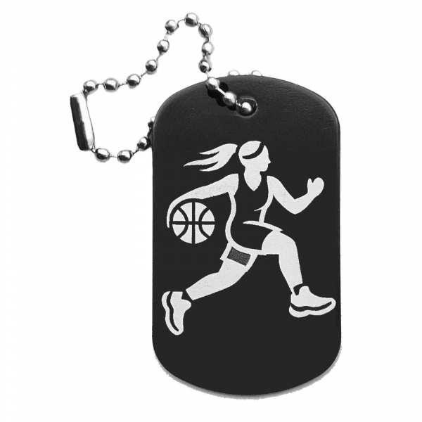 Basketballerin Schlüsselanhänger