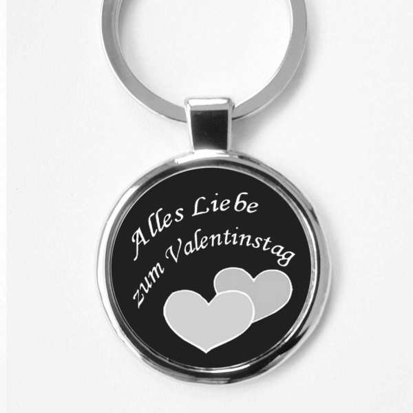 Alles Liebe zum Valentinstag Schlüsselanhänger personalisiert