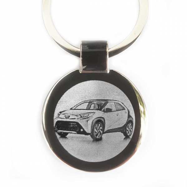 Toyota Aygo 2022 Gravur Schlüsselanhänger
