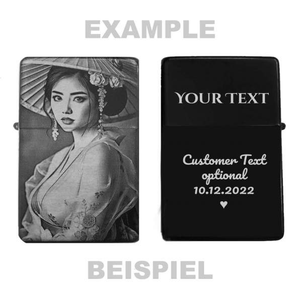 Feuerzeug Geisha No.5 personalisierbar