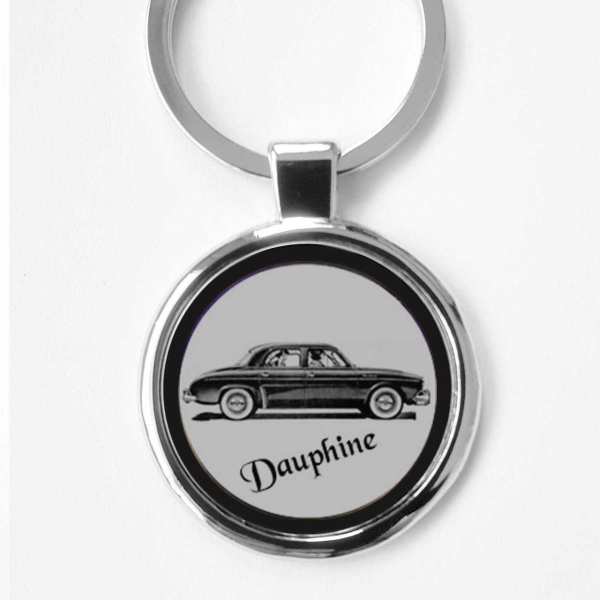 Renault Dauphine Schlüsselanhänger personalisiert