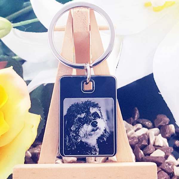 Fotogravur Schlüsselanhänger von deinem Hund