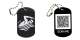 Vorschau: Schwimmen Schlüsselanhänger personalisierbar - Dogtag auch mit QR Code oder Foto
