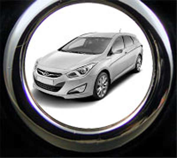 Hyundai i40cw Schlüsselanhänger personalisiert mit Gravur