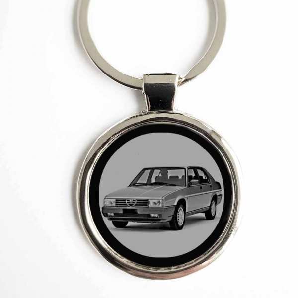 Alfa Romeo 90 Gravur Schlüsselanhänger personalisiert