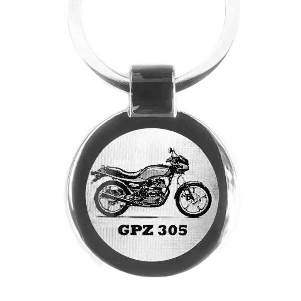 Kawasaki GPZ305 Schlüsselanhänger personalisiert