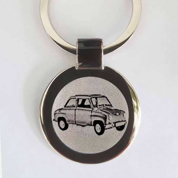 Goggomobil Gravur Schlüsselanhänger personalisiert - original Fotogravur