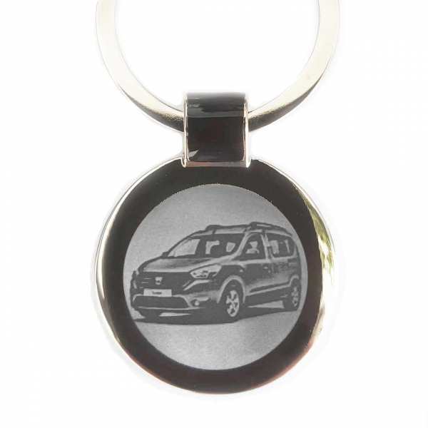 Dacia Dokker Schlüsselanhänger personalisiert mit Gravur