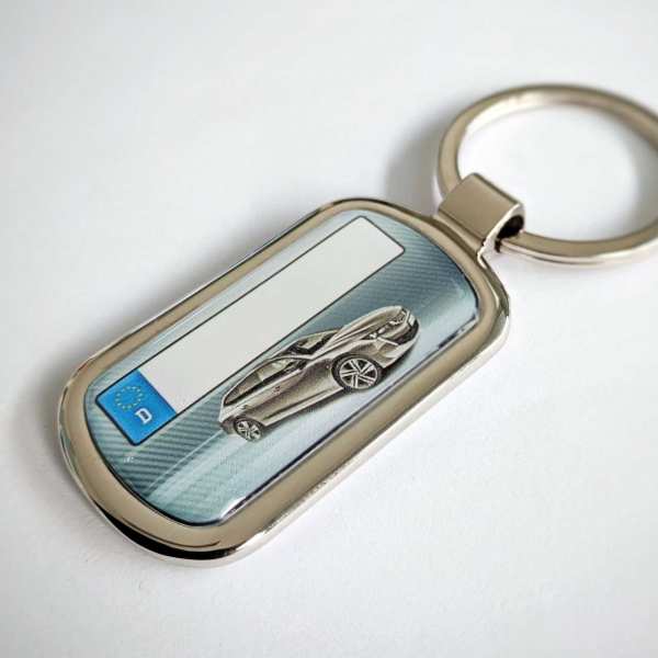 Peugeot 508sw Schlüsselanhänger personalisiert & Kennzeichen & Gravur auf der Rückseite