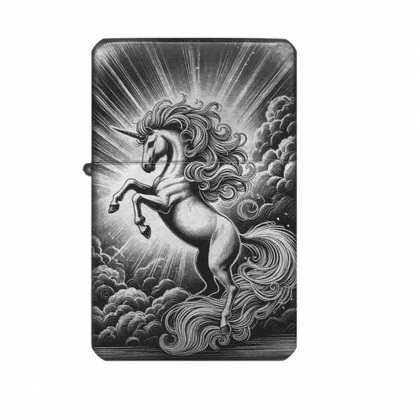 Sturmfeuerzeug "Unicorn – Fantasy Style" – personalisierbar