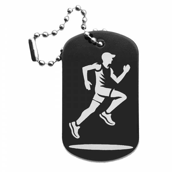 Marathon Läufer Schlüsselanhänger