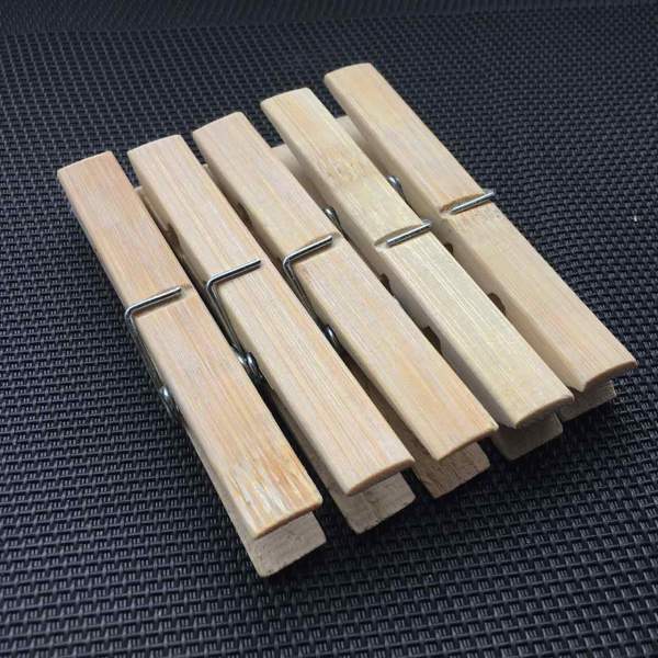 Personalisierte Holzklammern mit Gravur – 5er Set, vielseitig & dekorativ