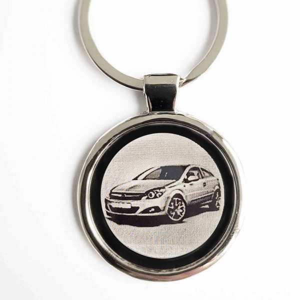 Opel Astra GTC Gravur Schlüsselanhänger personalisiert