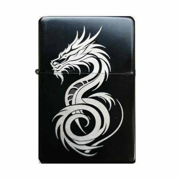 Glücksdrache Tattoo Design Feuerzeug
