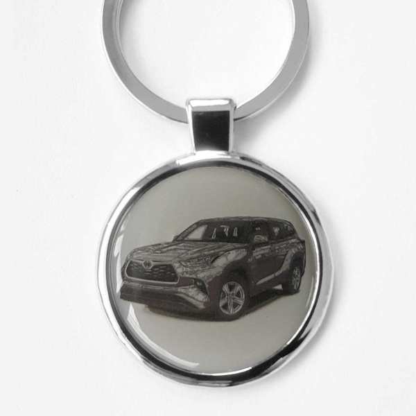 Toyota Highlander Schlüsselanhänger personalisiert mit Gravur