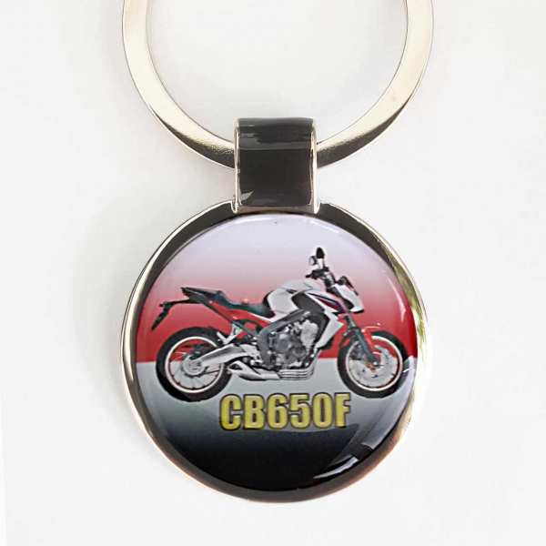 Honda CB650F Foto Schlüsselanhänger personalisiert mit Gravur