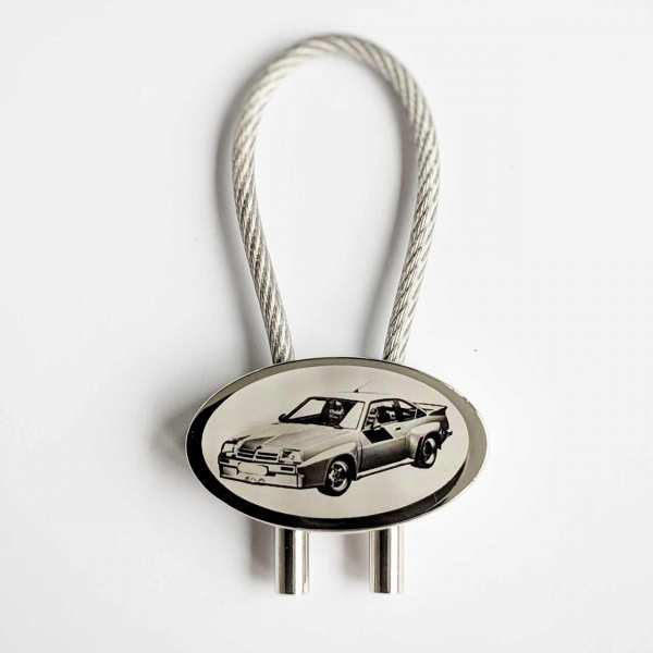 Opel B Manta Schlüsselanhänger personalisiert - original Fotogravur
